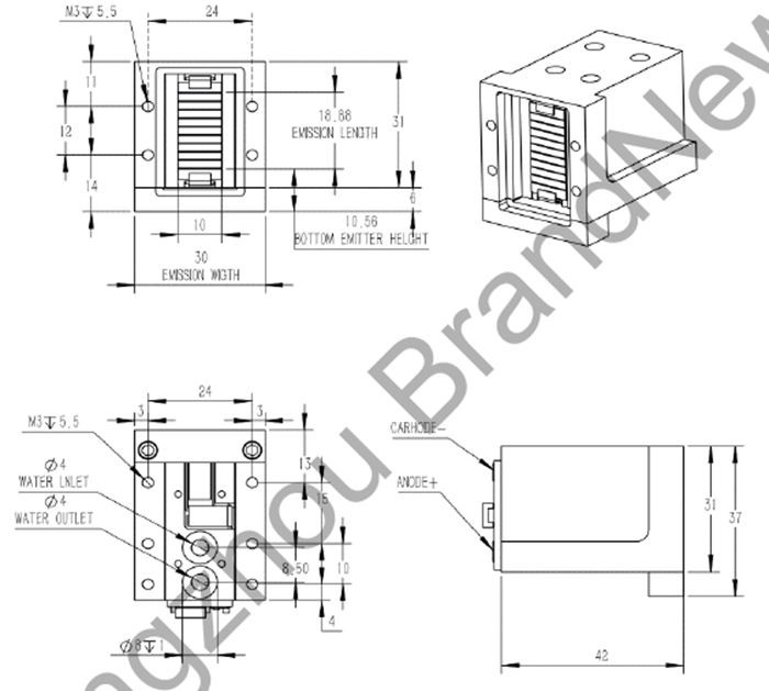 Diode Laser Stack for Active