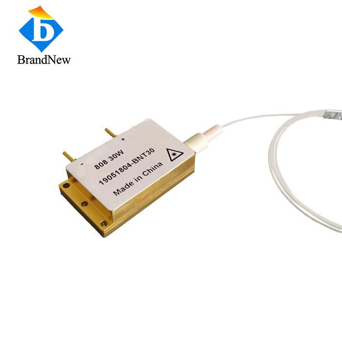 25W 808nm Deuodau Laser Cyplysu Ffibr